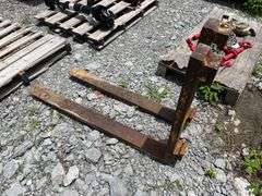 Misc. Pallet Forks (1) 46”, (1) 38”