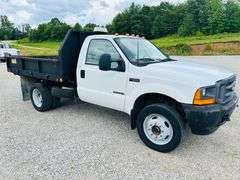 2001  FORD  F-550 XL SD  S/A  Flatbed Truck