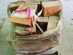 Pallet of new poly shipping bags