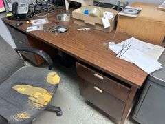 Lot of Filing Cabinets and Office Desks
