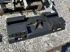New Heavy Duty Do-All Receiver Hitch Skid Steer Mount Plate Attachment