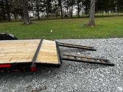 2024 Kioti CX2510 Farm Tractor Package WITH Attachments and 2024 Direct T/A Tag Trailer