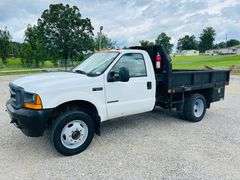 2001  FORD  F-550 XL SD  S/A  Flatbed Truck