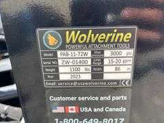 Unused  2023  WOLVERINE  PAB-11-72W  Angle Broom  Attachment