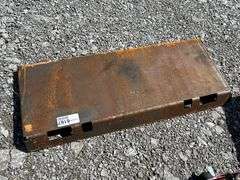 New Solid Full Weldable Quick Attach Blank Mount Plate Attachment