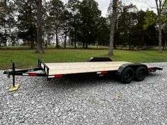 2024 Kioti CX2510 Farm Tractor Package WITH Attachments and 2024 Direct T/A Tag Trailer