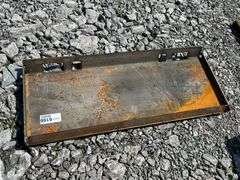 New Solid Full Weldable Quick Attach Blank Mount Plate Attachment