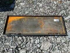 New Solid Full Weldable Quick Attach Blank Mount Plate Attachment