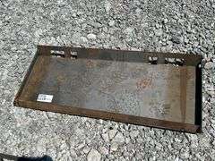 New Solid Full Weldable Quick Attach Blank Mount Plate Attachment