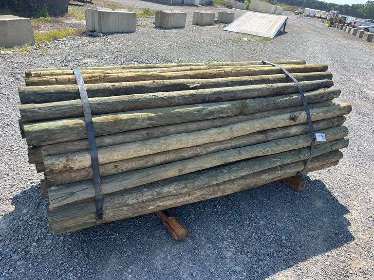 7’x3” Bundle Of 100 Treated Fence Post