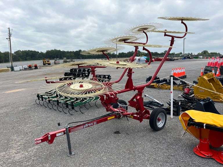 New SITREX H90V10 Hay Rake Farm Attachment - TriStar Auction Group