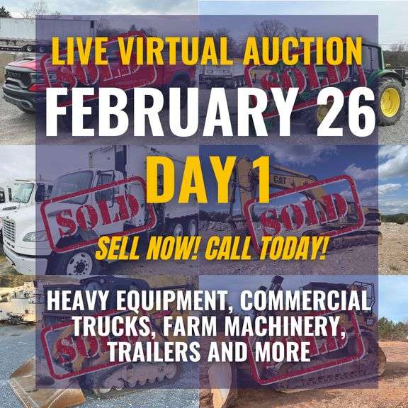 Early Spring Heavy Equipment & Truck Virtual Auction