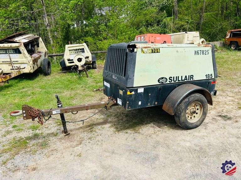 2007 Sullair 185DPQJD Towable Air Compressor