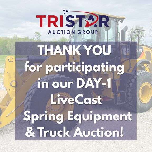 Spring Heavy Equipment Live Virtual Auction