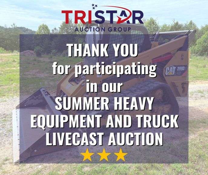 Summer Heavy Equipment LiveCast Auction