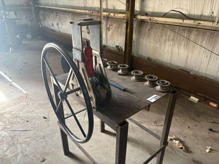 Pittsburgh Tubing Roller with Multiple Dies & Bench Mounted