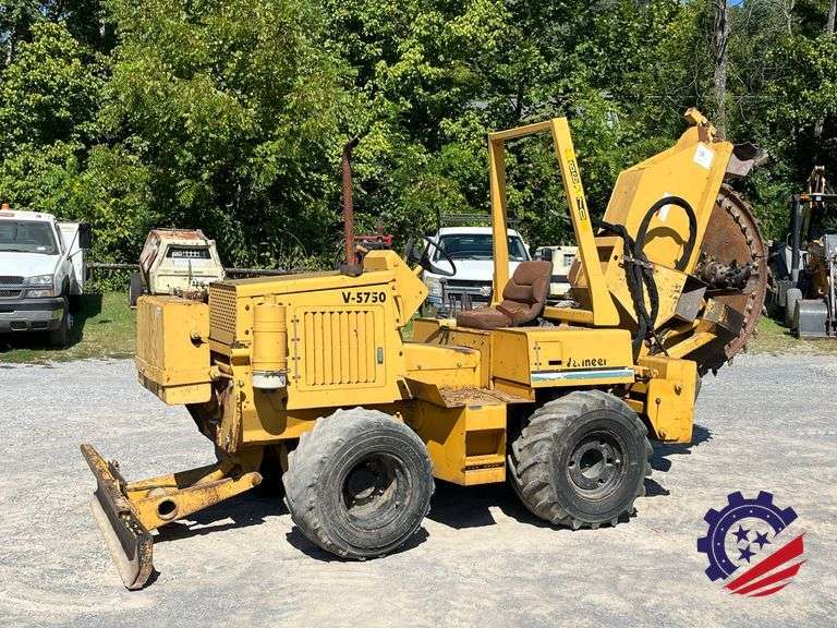 1998 VERMEER V5750 Rubber Tire Trencher Rock Wheel