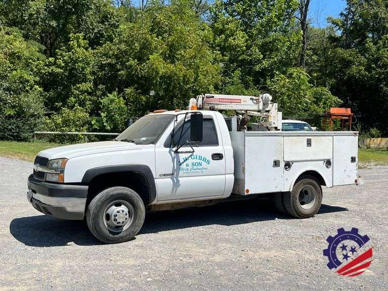 2003 CHEVROLET Silverado 3500 S/A Mechanics Truck