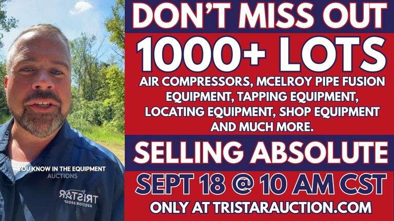 Day 2 - Absolute Retirement Timed Online Auction for J.B. Gibbs & Son Utility Contractor