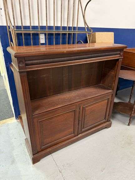 Bookshelf with double doors