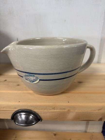 J. Humphries Marshall Pottery Batter Bowl signed!