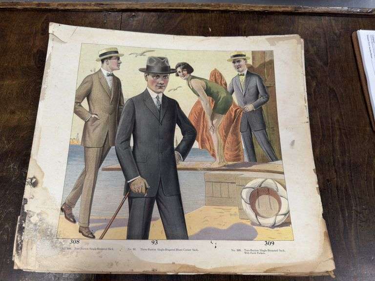 1922 catalog prints 3 for one price. 19.5 x 17.5 in