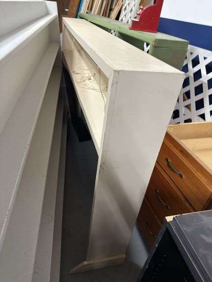 Random heavy wooden shelving. 2 for one price.