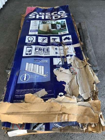 Complete 3mx3m Garden Shed Flat Pack