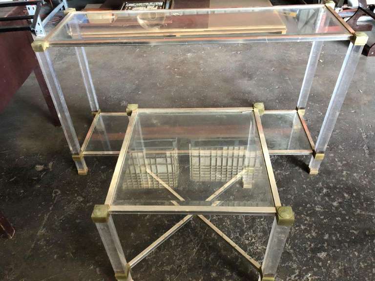 2 x Glass Tables