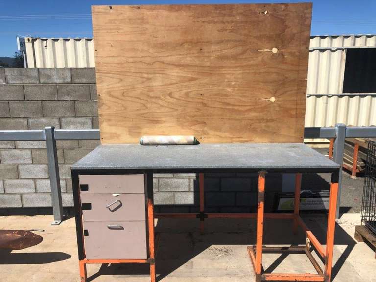 Workshop Bench and Backboard