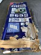 Complete 3mx3m Garden Shed Flat Pack