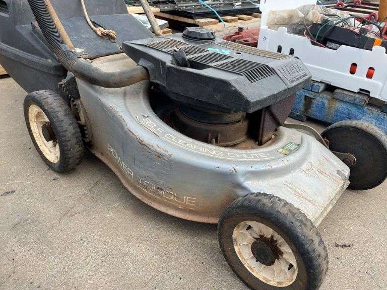 Grey Victa Push Mower