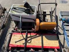 Mechanic Slide, Stools and Rubber Speed Bump
