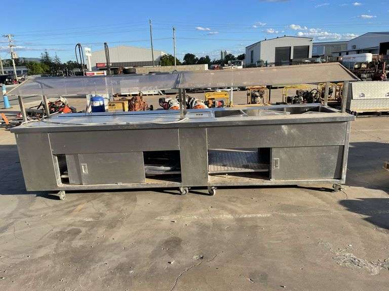 3600x1000mm Stainless Steel Unit