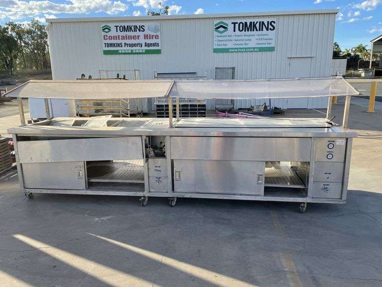 3600x1000mm Stainless Steel Unit