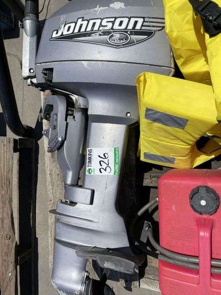 6HP Johnson Outboard, Lift Jackets and Fuel Tank