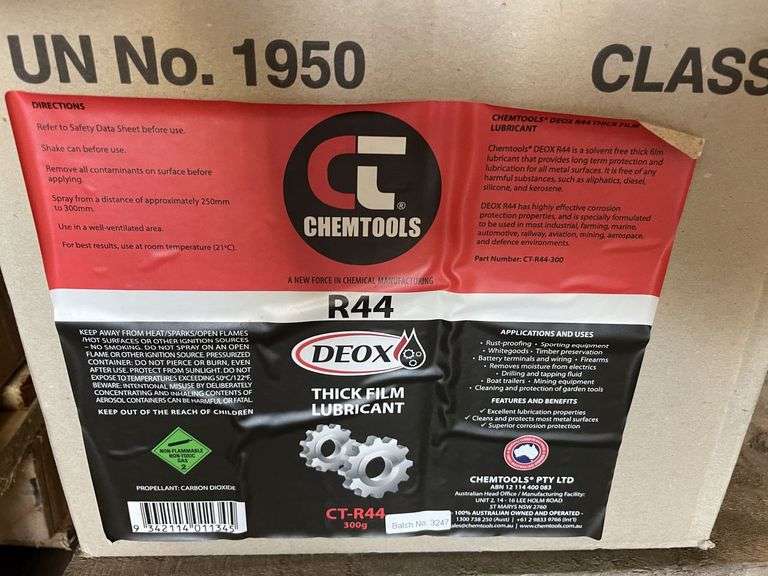 36x 300g Cans Chemtools R44 Thick Film Lubricant