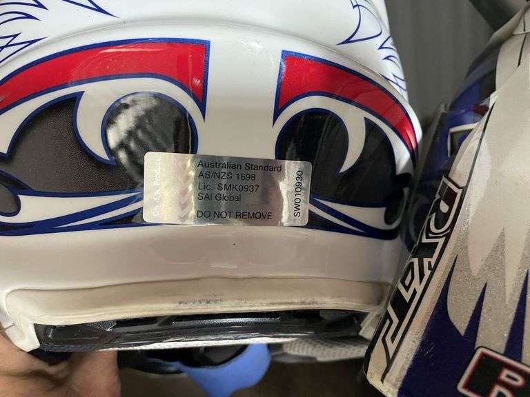 3x Full Face Motorbike Helmets