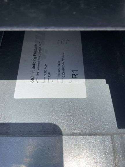 12x 6253mm Lengths 200mm C Channel - approx 1.5mm steel