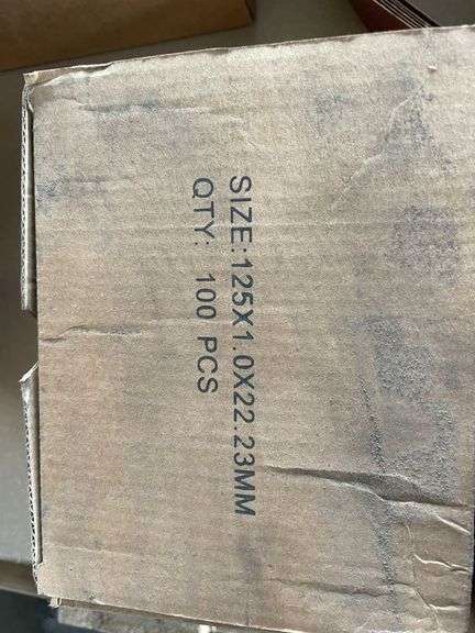 Pallet Including Cut-Off Disc and Belt Sanding