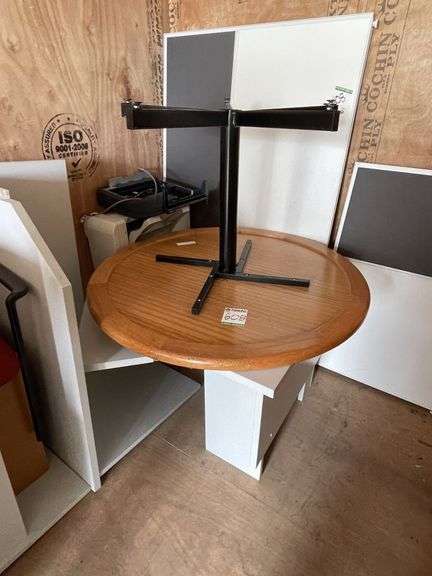 Qty Solid Timber Office Furniture inc Tables, Cabinets, Desks and Chairs