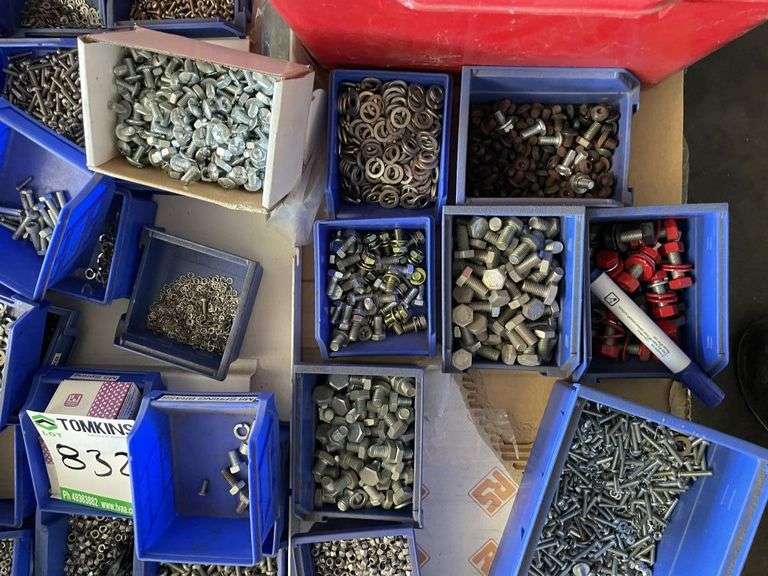 Pallet Assorted Nuts/Bolts and Containers