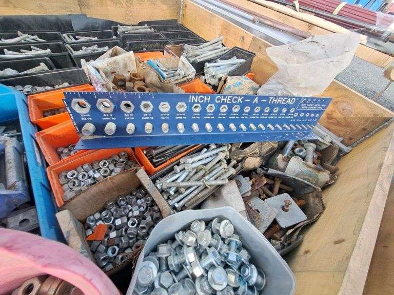 Assorted Bolts and Nuts, Inch Check-A-Thread