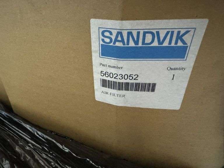 3x Crates Caterpillar & Sandvik Parts