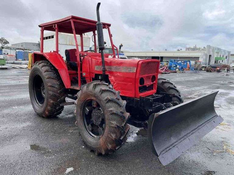 Massey Ferguson 373-4S Tractor with Front Blade