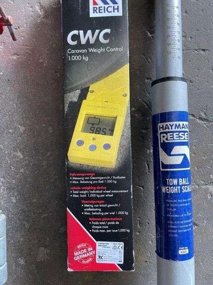 Hayman Reese Tow Ball Weight Scale, Caravan Weight Control & Trail-A-Mate Caravan Jack