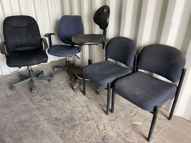 5x Assorted Office/Reception Chairs