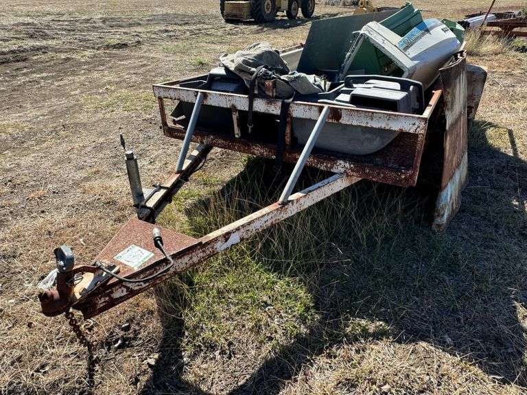 Single Axle Trailer & Contents