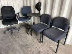 5x Assorted Office/Reception Chairs
