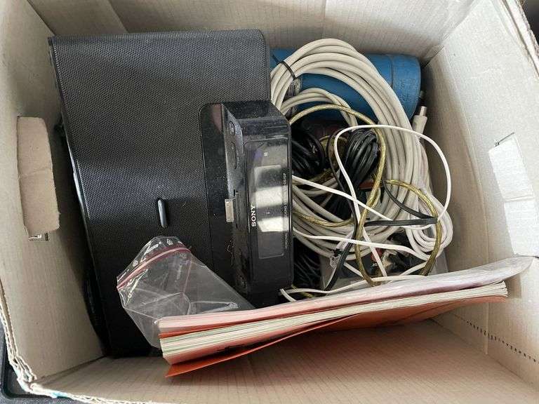 Pallet Office Accessories inc Shredder, 2 Drawer File Cabinet, Power Shield Box, Fan & Stationary etc